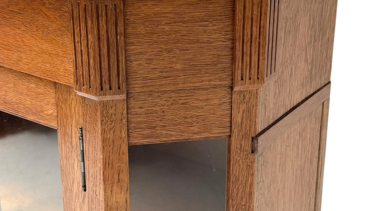 Art Nouveau One-Door Cabinet by H.F. Jansen & Zonen Amsterdam, 1900s